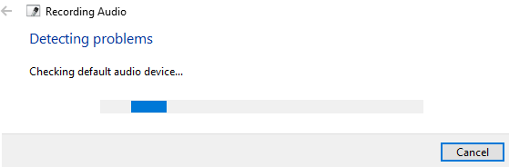 Ensure correct microphone